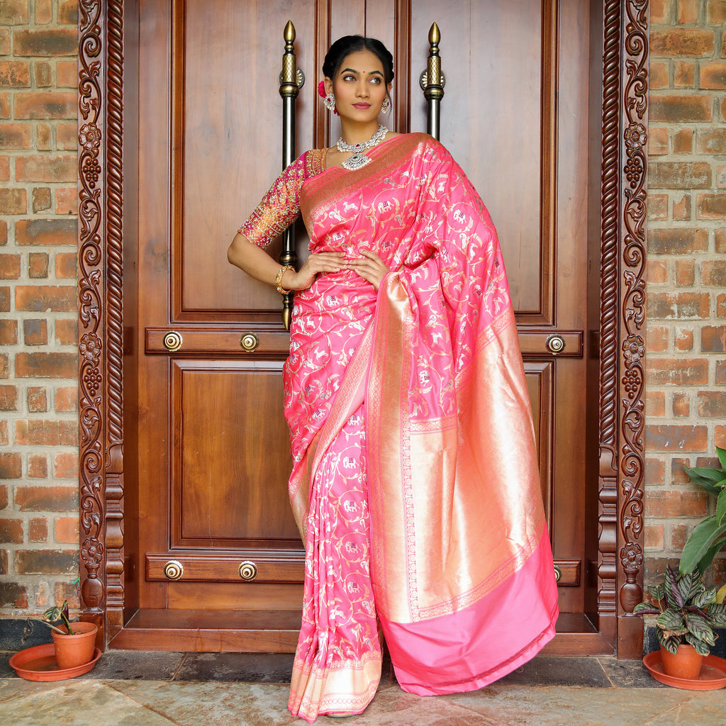Banarasi Silk vs. Other Silk Sarees Understanding the Differences Iktara Banaras by Namita