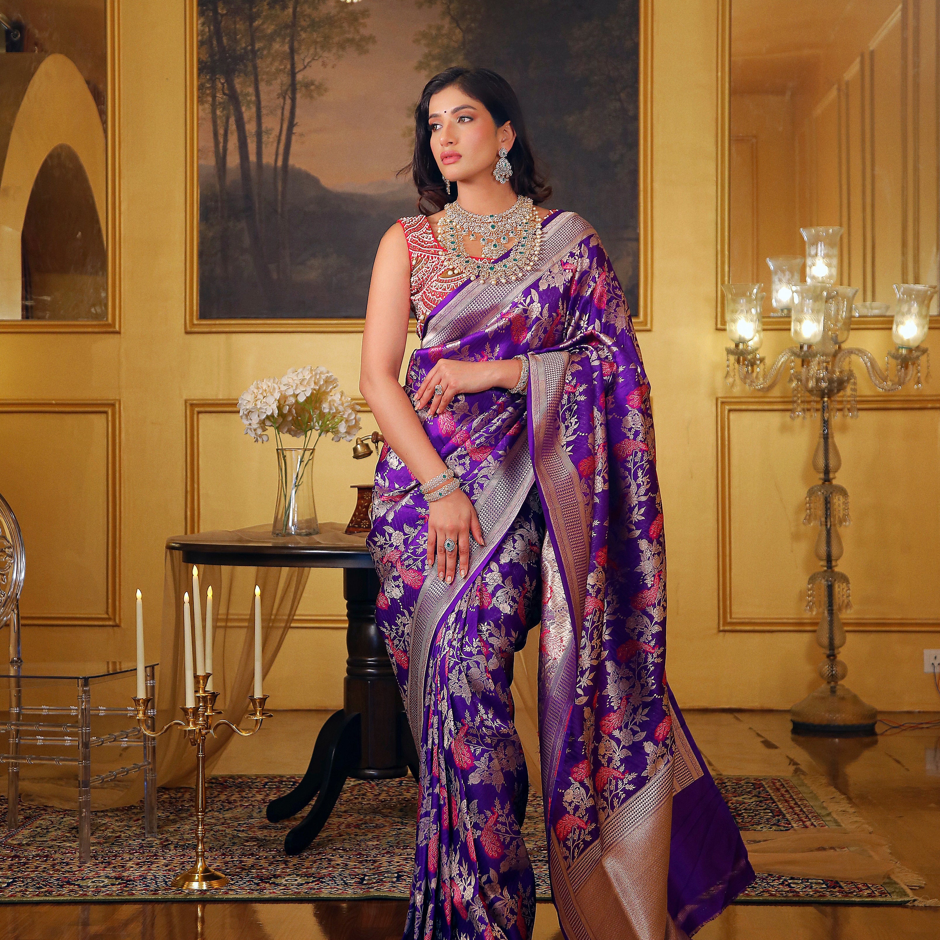 Iktara Brocade Sarees Iktara Banaras by Namita